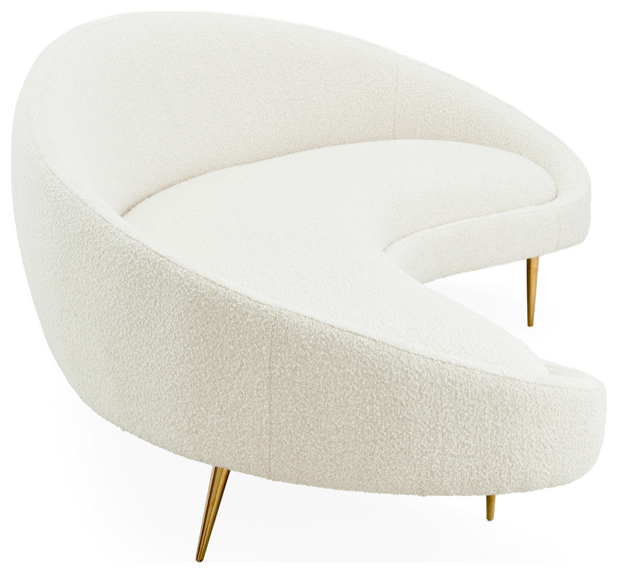 Ether Curved Sofa, Olympus Oatmeal