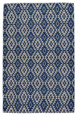 Weave & Wander Prentiss Hand Loomed Blue / Gray Transitional Area Rug