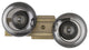 Lunette 2-Light Aged Brass Sconce
