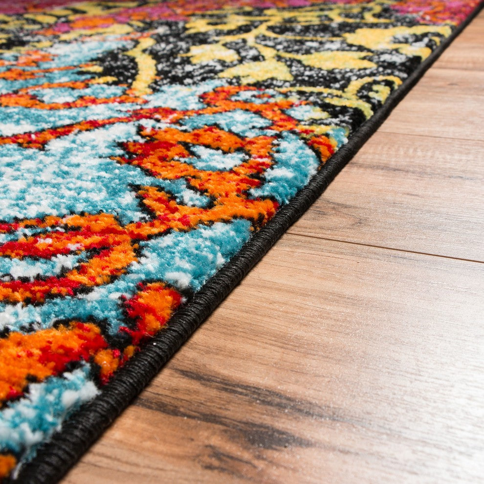 Well Woven Viva Rug, Multi, 7''10"x9''10"