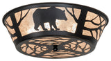22 Wide Bear on the Loose Flushmount