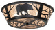 22 Wide Bear on the Loose Flushmount