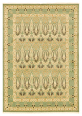 Unique Loom Light Green Carnation Edinburgh 7'x10' Area Rug