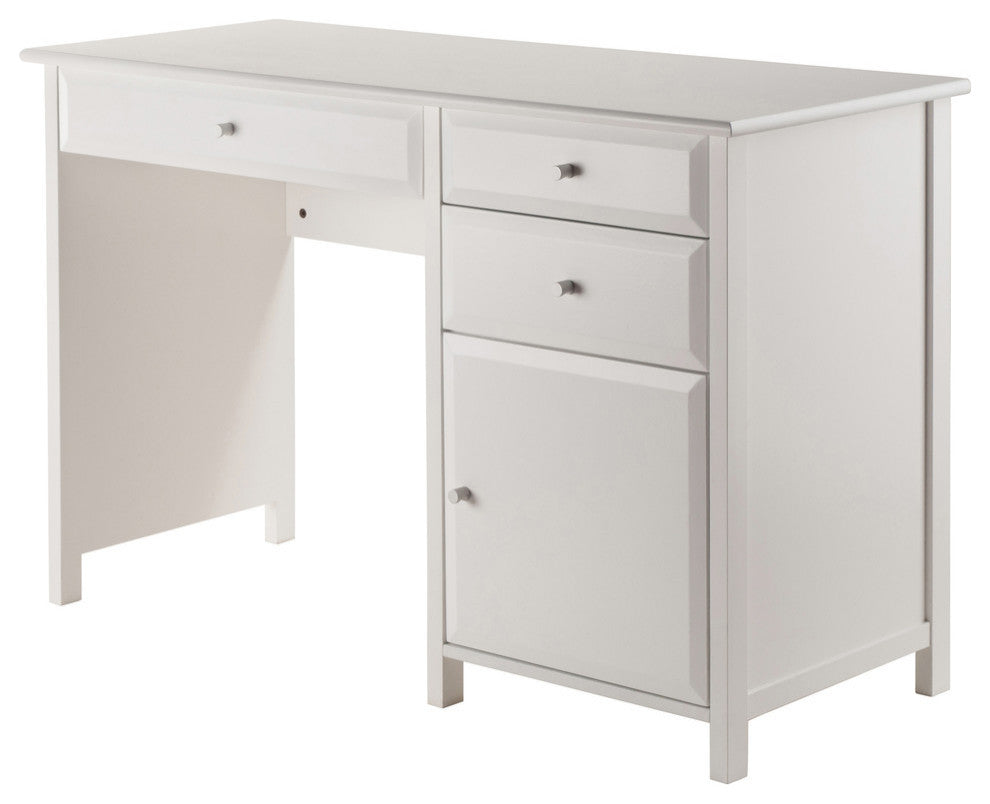 Delta Office Writing Desk, White