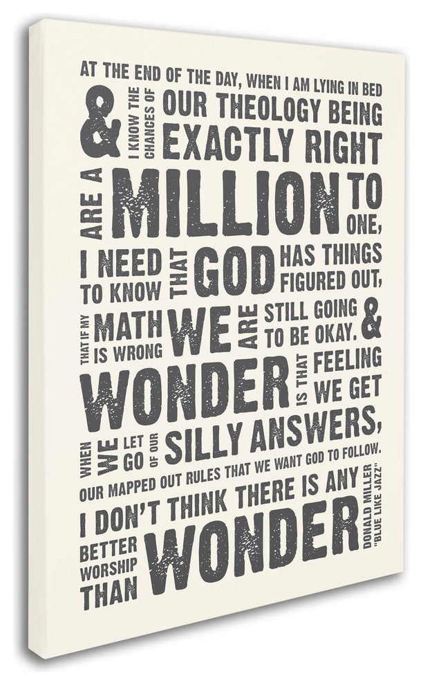 ''Wonder as Worship V'' Canvas Art by Megan Romo