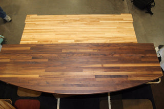 Sturdy 18" Deep Butcher Block Countertop, Walnut, 18" X 72"