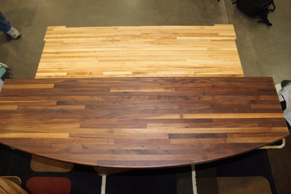 Sturdy 18" Deep Butcher Block Countertop, Walnut, 18" X 72"