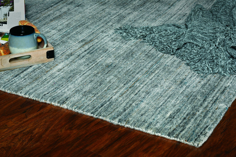 96" X 120" Grey Pet Yarn Rug