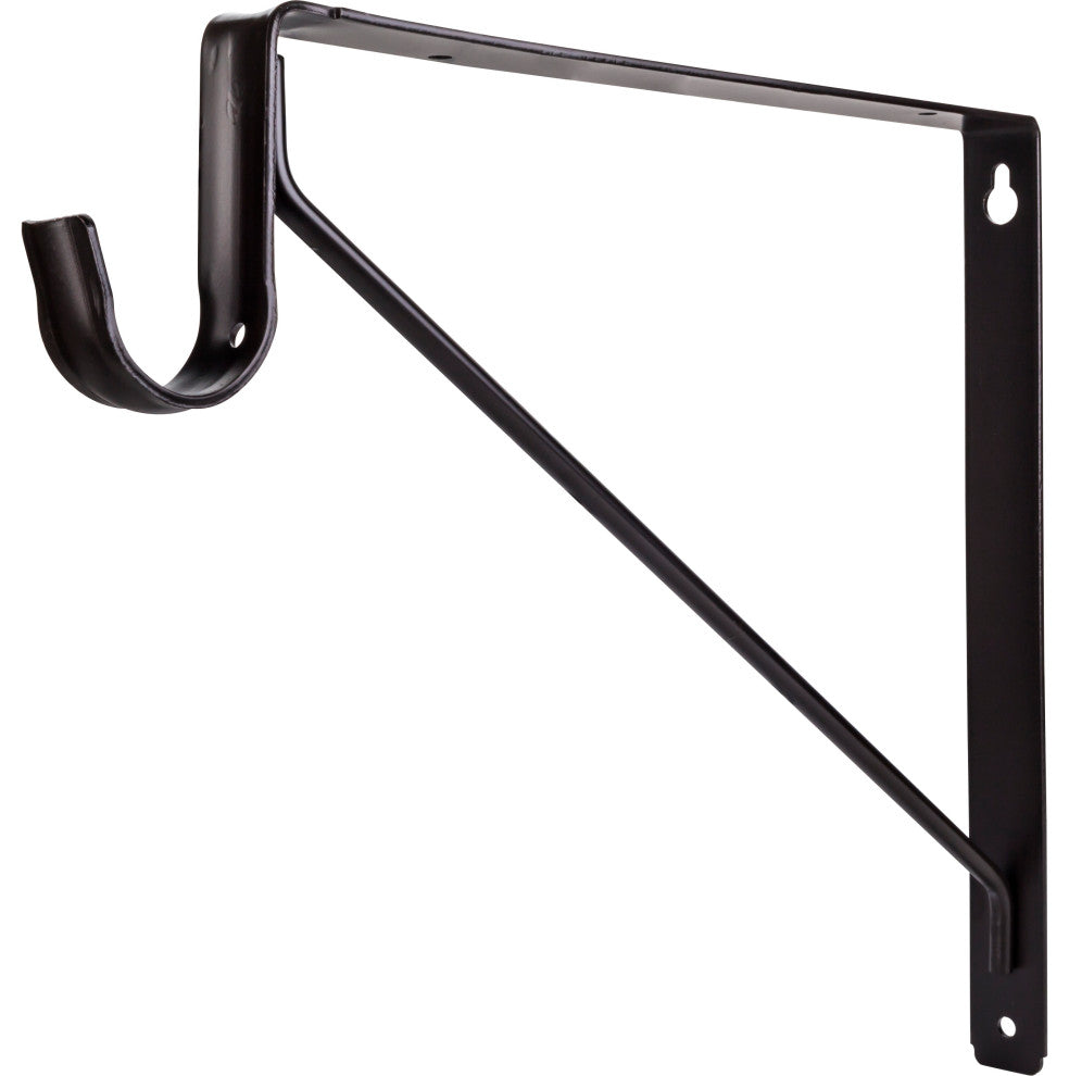 Dark Bronze Shelf & Rod Support Bracket for 1516 Series Closet Rods