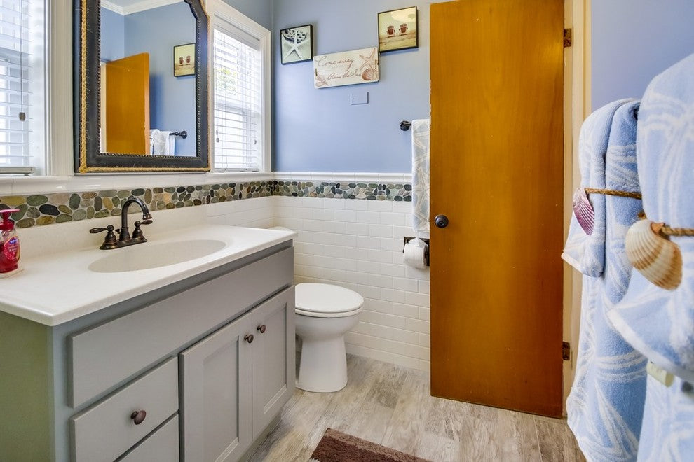 Bali Ocean Pebble Tile Border: Natural Elegance for Any Space