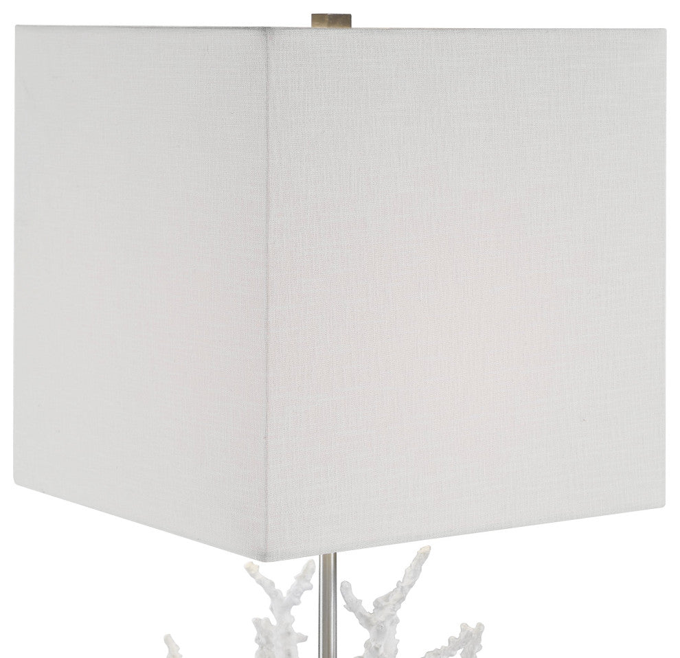 Uttermost Corallo White Coral Table Lamp