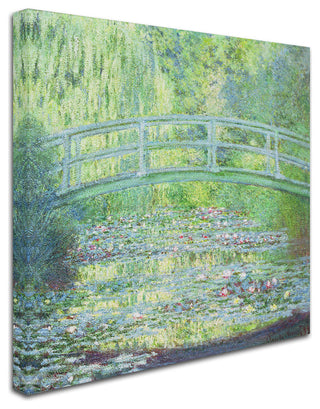 'Waterlily Pond-The Bridge II' Canvas Art by Claude Monet