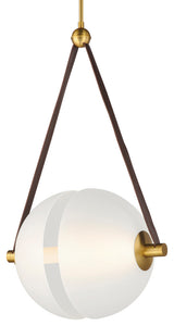 ET2 E24089-90 Dispatch 16"W LED Pendant - Natural Aged Brass