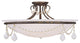 Livex 6526-71 4-Light Ceiling Mount, Hand Applied Venetian Golden Bronze