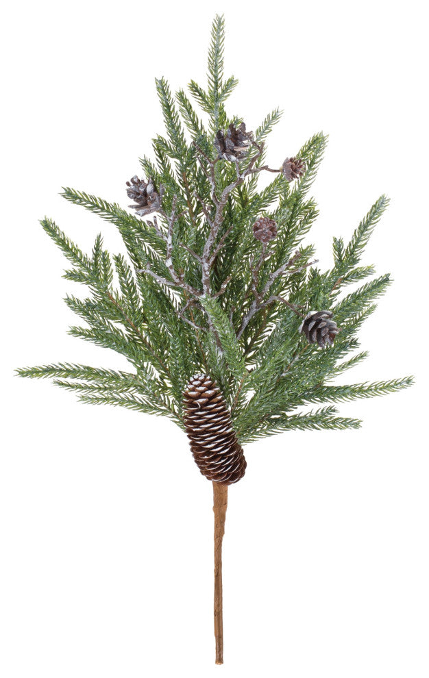 Pine and Cone Stem, Set of 6