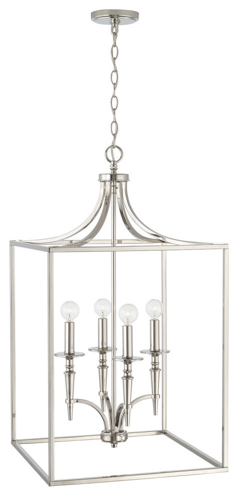 Capital Lighting 542641 Abbie 4 Light 18"W Pendant - Aged Brass