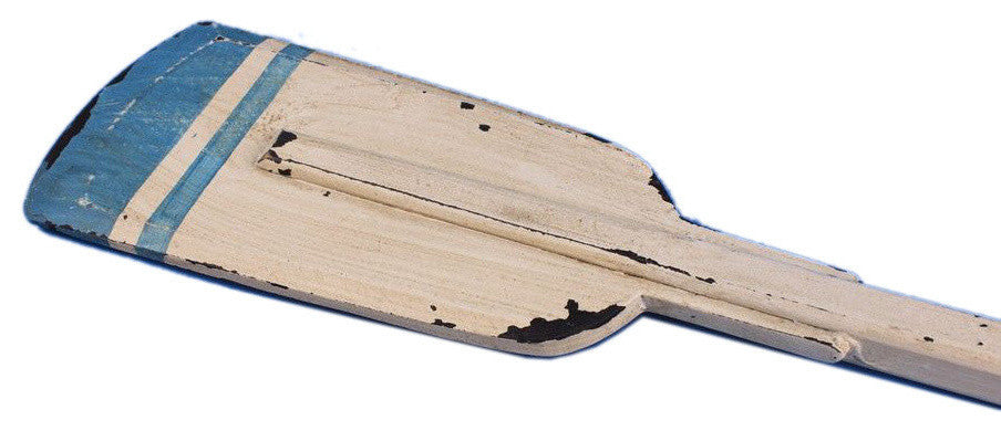 Wooden Huxley Squared Rowing Oar with Hooks 50'', Decorative Paddle, Nautical