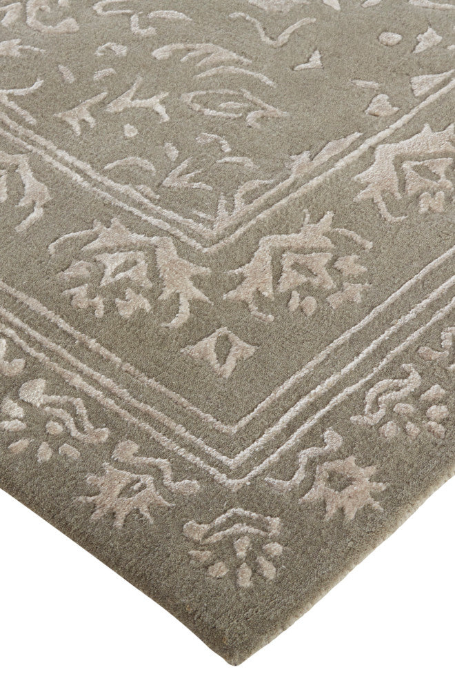 Weave & Wander Khalo Wool Rug, Gray/Silver, 10' X 14'