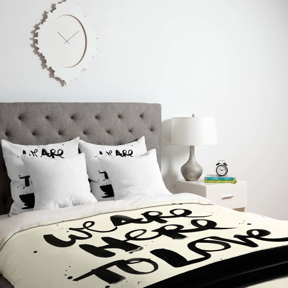 Deny Designs Kal Barteski We Are Here Duvet Cover - Lightweight