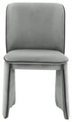Kinsley Grey Velvet Dining Chair