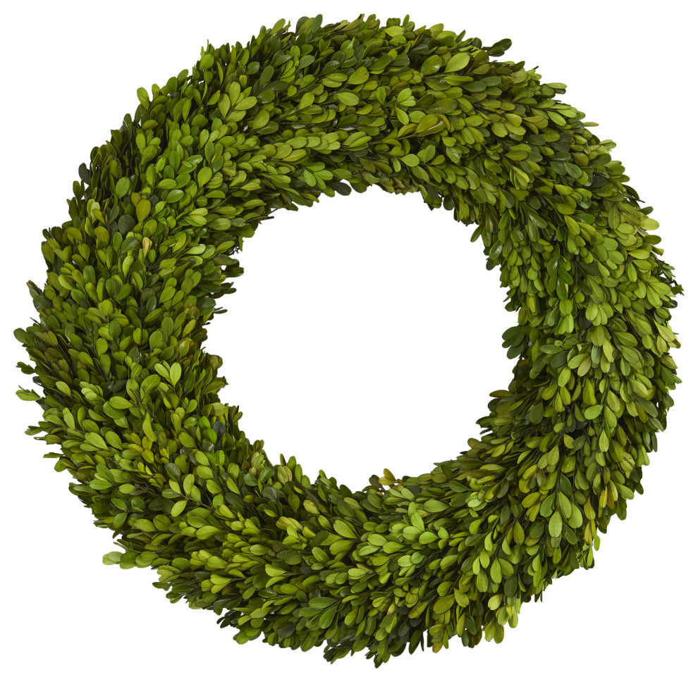 24" Preserved Boxwood Wreath