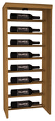 CellarVue Redwood Horizontal Wine Rack, , Oak Stain
