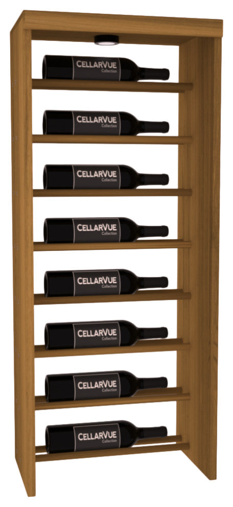 CellarVue Redwood Horizontal Wine Rack, , Oak Stain