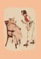 Shaving The Pig - Fine Art Giclee Print 24" x 36"