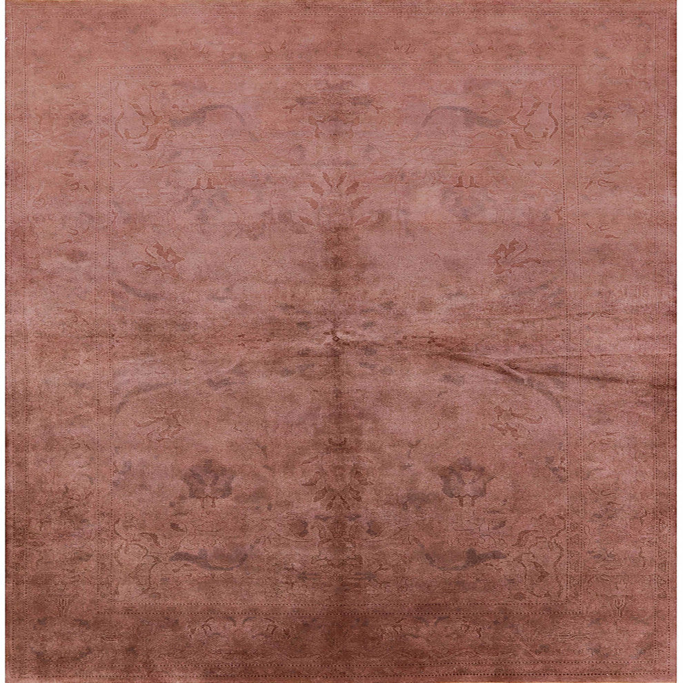 Ahgly Company Indoor Square Mid-Century Modern Area Rugs, 4' Square