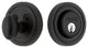 Ageless Iron Loch Rosette Single Cylinder Deadbolt, Black Iron