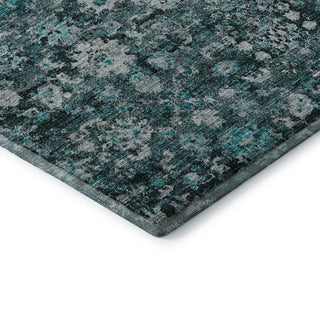 Premium Machine Washable Mayfield AMF651 Teal 5' x 7'6" Rug