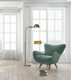 Artiva 58" LED Pharmacy Full Spectrum Floor Lamp, Antique Satin Brass