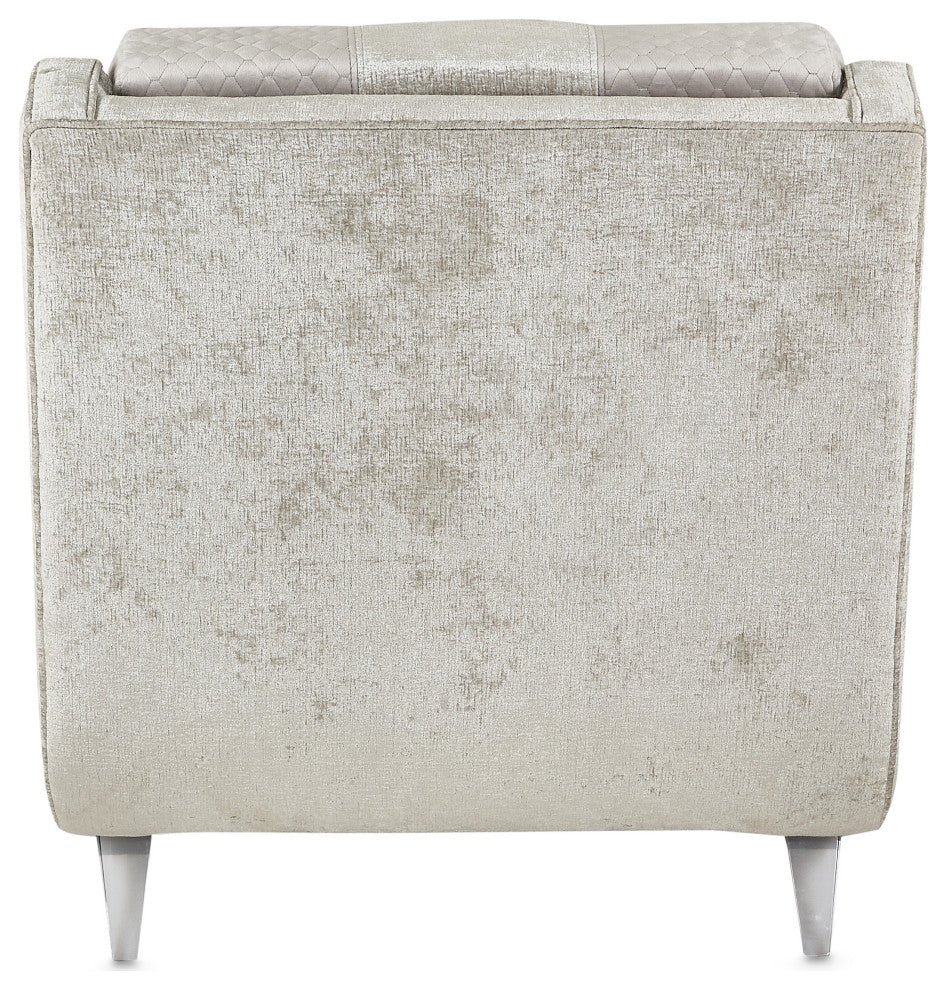 Lanna Armless Chaise - Storm/Silver Mist