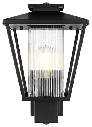 Home Living 10" Outdoor Wall Sconce, Black