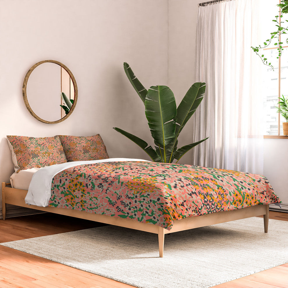 Deny Designs Holli Zollinger Bengal Maya Floral Bed in a Bag, Queen