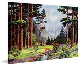 "Minnesota Woods" Painting Print on Wrapped Canvas