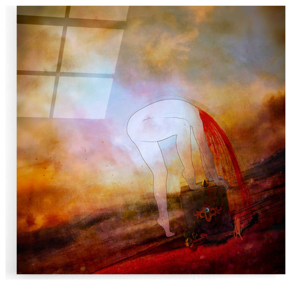 Epic Art 'Caer' by Mario Sanchez Nevado, Acrylic Glass Wall Art, 12"x12"
