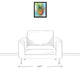 Tropical Pineapple 11x14 Black Framed Canvas