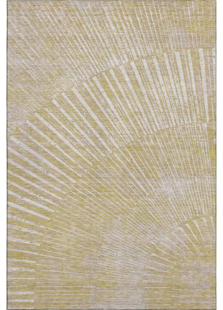 Premium Machine Washable Mayfield AMF542 Wheat 9' x 12' Rug