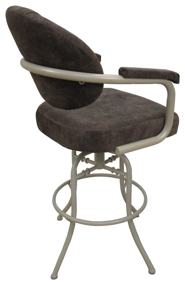 Swivel Tilt Metal Counter 26" 30" Bar Stool M-70, Outlier Ash - Beige, 30"