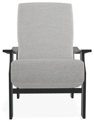 St. Catherine Deep Seat Outdoor Armchair, Grasscloth Cloud/Graphite