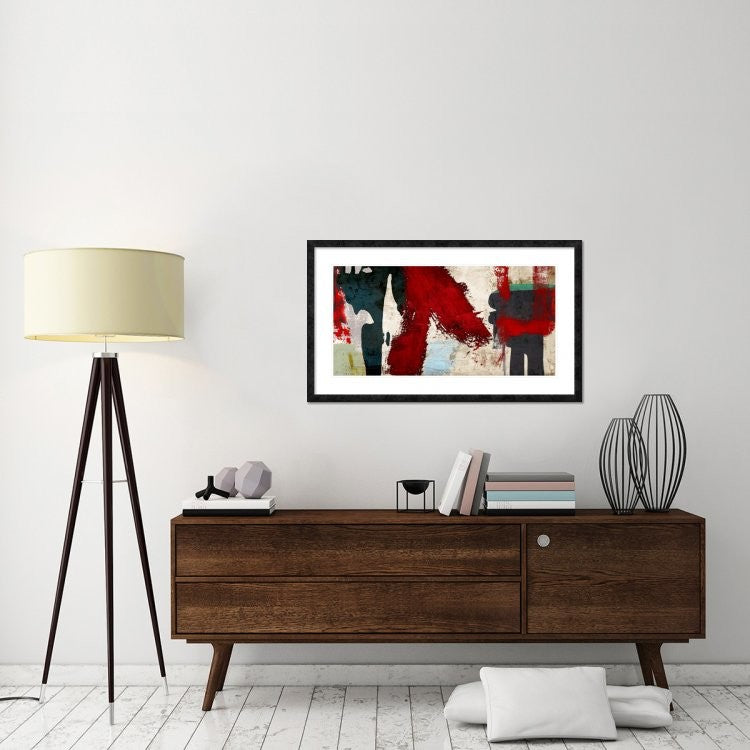 "Eccentric Motion" Framed Digital Print by Anne Munson, 44x26"