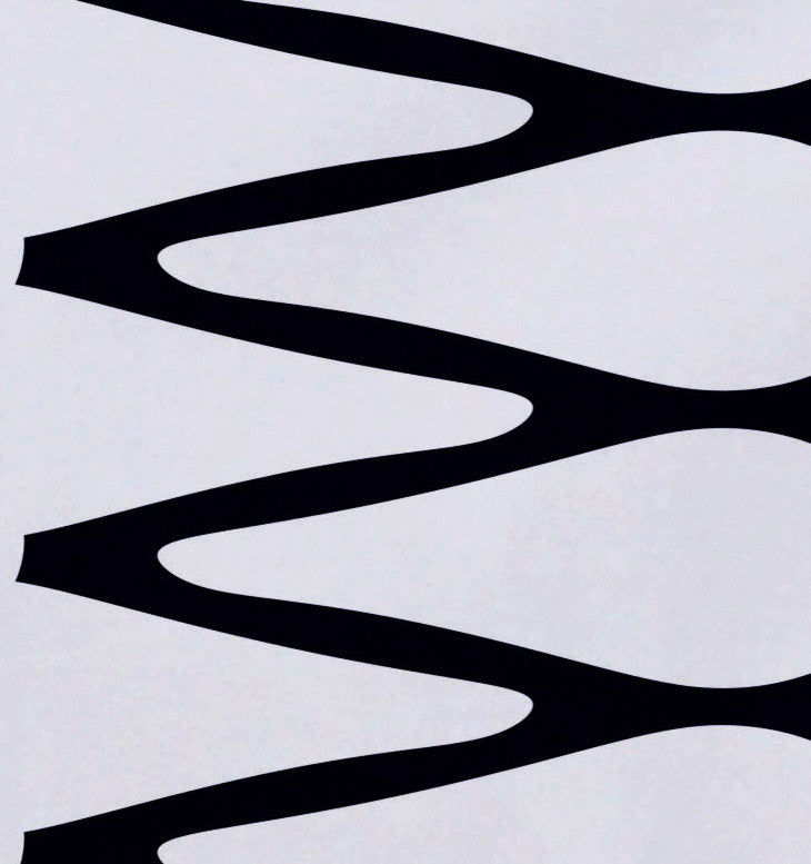 Zipped, Geometric Print Placemat, Navy Blue
