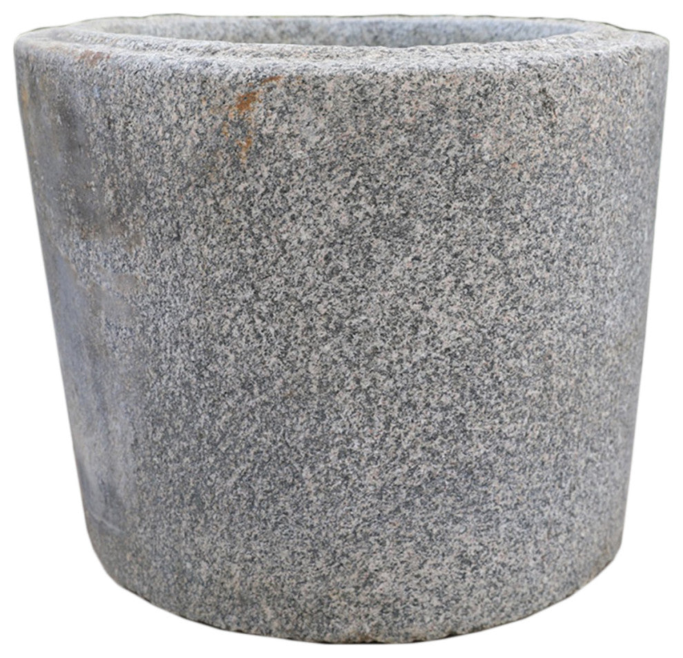 Consigned Chinese Granite Planter Pot