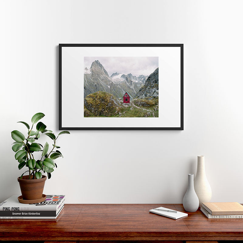Kevin Russ Mint Hut Framed Art Print