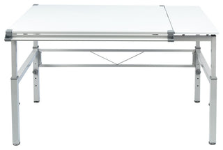 Graphix II Workstation, White and Gray, 30"x42"
