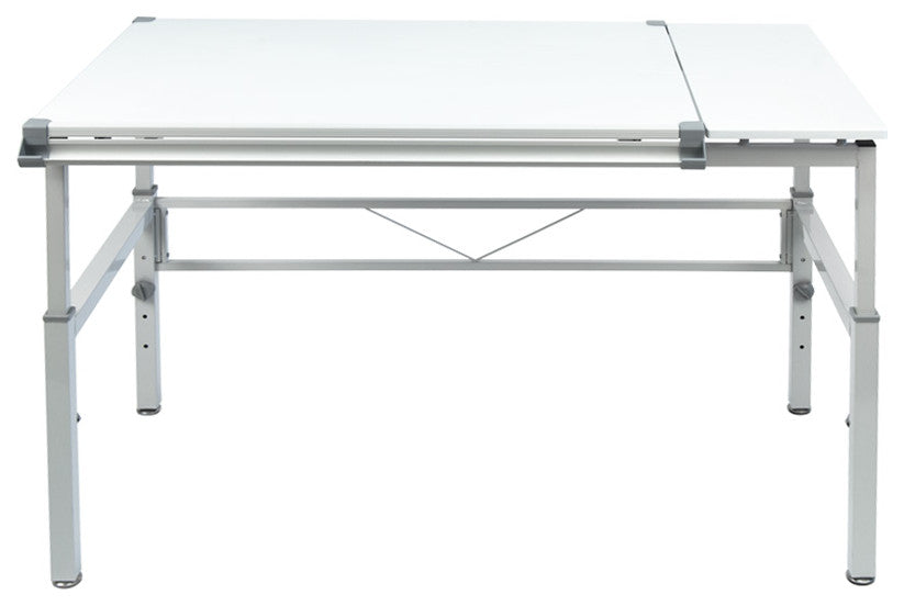 Graphix II Workstation, White and Gray, 30"x42"