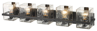 Zlite 1938-5V-MB 5-Light Vanity, Clear