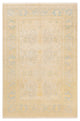 Eclectic, One-of-a-Kind Hand-Knotted Area Rug Ivory, 5'3"x8'0"