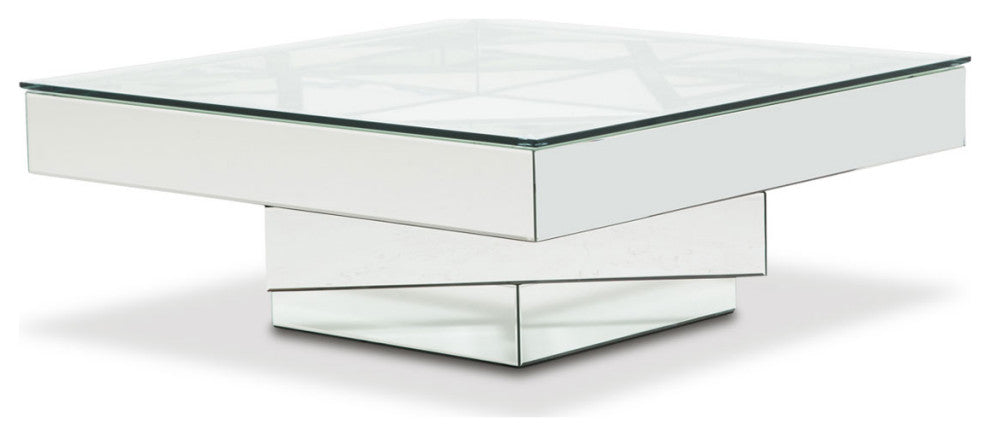 Montreal Geometric Square Cocktail Table